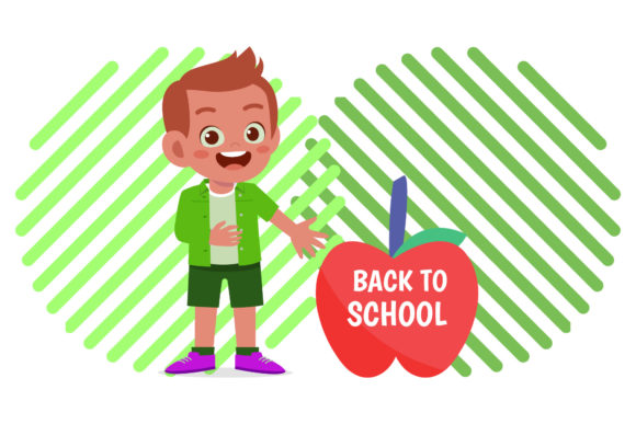 Back to School Boy Poster Circle Art – A Versatile Design Resource for Creators and Entrepreneurs