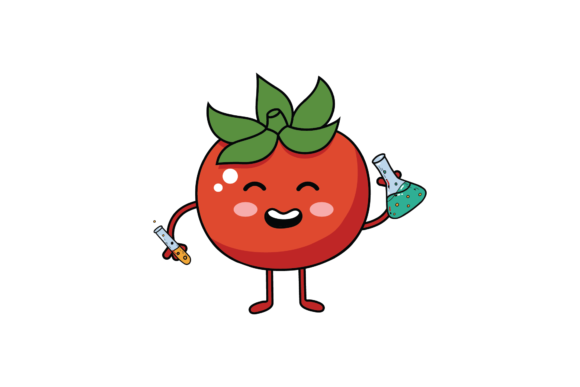 Back to School Kawaii Fruits Apple SVG for Creative Projects