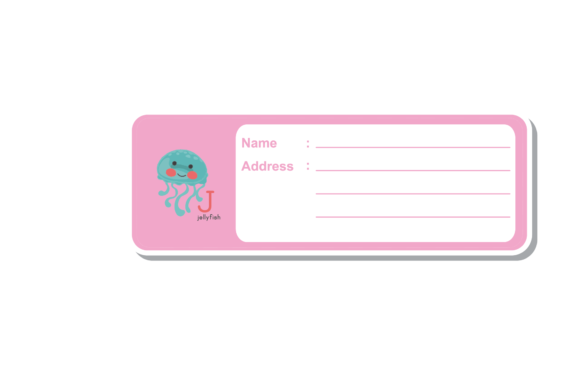 Back to School Label Book Animal Jelly
