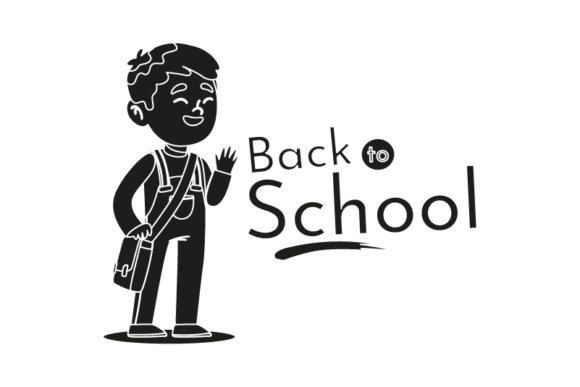 Back to School Poster Silhouette: A Versatile Design Approach for Seasonal Marketing