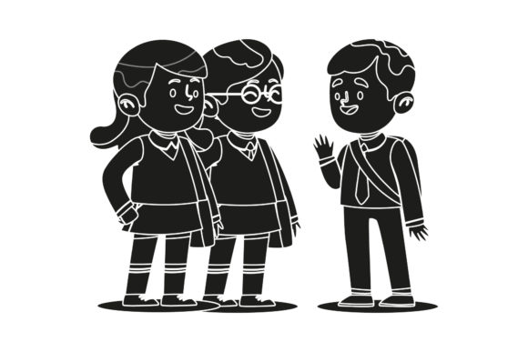 Back to School Set Student Silhouette: Evaluating This Digital Design Resource