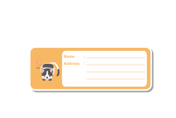 Cat-Themed Back to School Labels: A Versatile SVG Kit