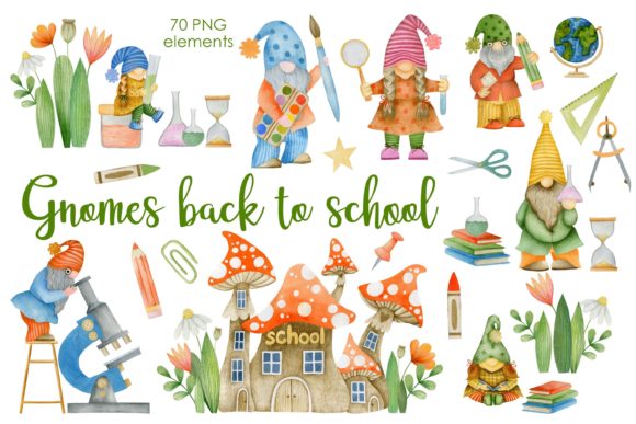 Evaluating Watercolor Gnomes Back to School: A Practical Design Resource for Creatives