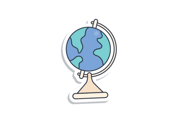 From Classroom to Creator: Unlocking the Potential of Back to School Stickers Globe SVG for Digital Design Projects