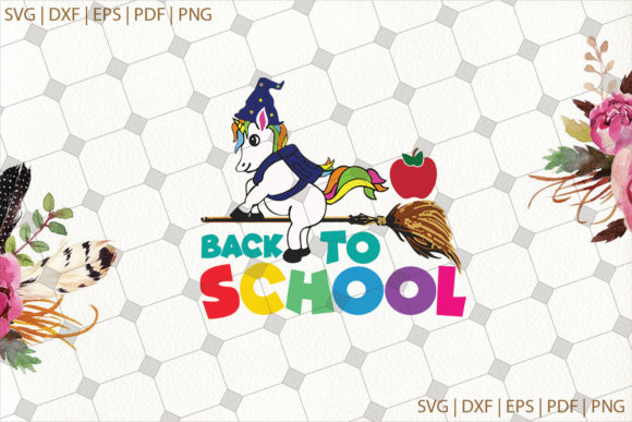 Unicorn Back to School Instant Download: Creative Digital Designs